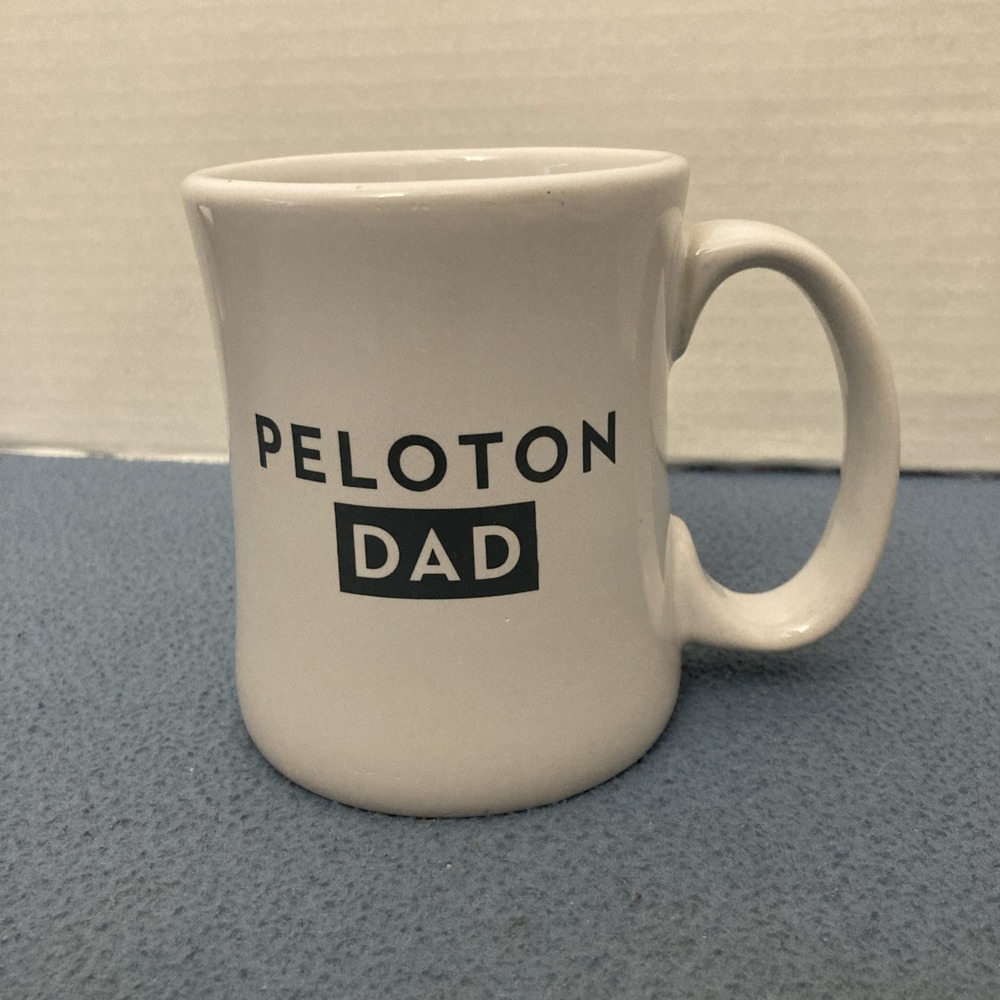 Peloton White "Peloton DAD" 16oz Coffee Mug